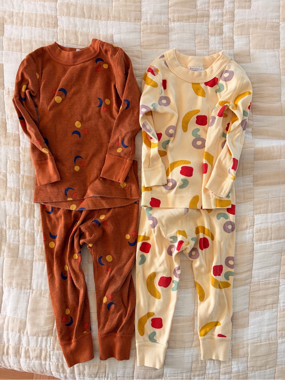 Hanna Andersson PJ Bundle - moon/Star, Fruit 80cm/18-24M